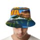 thumbnail image 4 of Lava Sombrero bucket para adultos, gorra de protección solar, sombrero de pescador plegable para viajes al aire libre, pesca y actividades de verano, 4 of 6