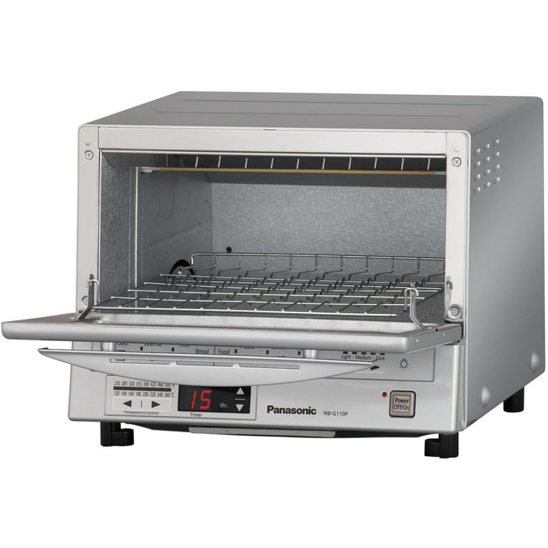 Panasonic FlashXpress Silver Toaster Oven in Silver