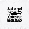 thumbnail image 4 of Inktastic Just a Girl Who Loves Sharks Girls Toddler Dress, 4 of 5