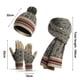 thumbnail image 2 of Gorro de punto 3 en 1, guante y bufanda para hombre y mujer, conjunto de invierno, gorro de invierno, bufanda para hombre y mujer, guantes de pantalla táctil, 2 of 5
