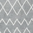 thumbnail image 6 of Safavieh  Handmade Equinox Shag Gaylene Polyester Rug Grey/Cream 8' x 10' 8' x 10' Cream, 6 of 7
