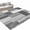 Gray,White, variant on 2'x6' Rug Runners for Hallways Kitchen, Brown Vintage Wooden Non Slip Entryway Beside Floor Carpet Runner, Rustic Farmhouse Wood Plank Patchwork Washable Laundry Room Bedroom Throw Rugs Mat