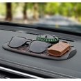 thumbnail image 6 of 4‑in‑1 Car Antislip Dashboard Mat, Multifunctional Vehicle Mounted Anti Slip Mat with 360° Rotatable Phone Holder & Extra‑Large Organizer Mat with Interior Cleaning Gel (L-Brown), 6 of 14
