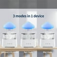 thumbnail image 3 of 450ml Cloud and Rain Humidifier Drip, 2 in 1 Humidifier with Essential Oil Diffuser, Mushroom Humidifier, 7 Colors for Bedroom Sleep Relax Sleep, 3 of 10