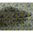 thumbnail image 4 of oneOone Viscose Chiffon Fabric Leaves & Floral Block Print Sewing Fabric BTY 42 Inch Wide, 4 of 4