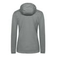 thumbnail image 3 of Little Donkey Andy Women's Lightweight Hooded Softshell Jacket for Running Travel Hiking, Windproof, Water Repellent Gray Size XL, 3 of 3