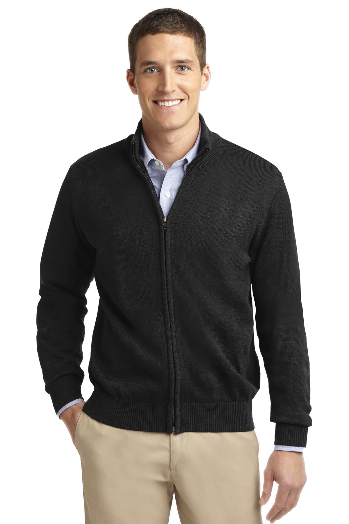 Value FullZip Mock Neck Sweater 