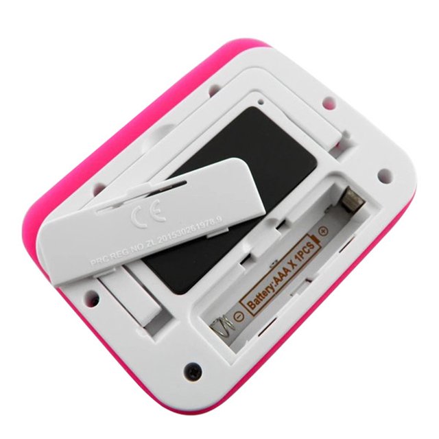 Bearachild Temporizador multifunción Estudiante Recordatorio de tiempo digital Reloj de cocina para estudio de dormitorio Decoración del hogar rosado Bearachild HA001308-01B