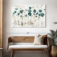 thumbnail image 3 of Elephant Stock Abstract Balance Vi Blue Wall Art - Horizontal Canvas Wall Art - Living Room Wall Decor - Abstract Canvas - Gray And Teal Decor By Lisa Audit - 48" x 32", 3 of 8
