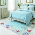 thumbnail image 5 of Kzaei 5'x7' Area Rug for Living Room, Ocean Coral Reef Themed Rug, Modern Soft Non-Slip & Easy to Clean Carpet, 5 of 6