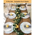 thumbnail image 4 of 15 Inch Round Placemats Set of 6, Blue Easter Non Slip Heat Insulation PP Table Mats, Spring Easter Bunny Eggs Floral Buffalo Plaid Washable Place Mats for Kitchen Dining Party Table Decor, 4 of 7