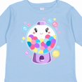 thumbnail image 4 of Inktastic Cute Gumball Machine and Bubbles Boys or Girls Long Sleeve Toddler T-Shirt, 4 of 5