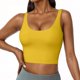 thumbnail image 5 of Tops de punto para mujer,Blusa informal sin mangas con cuello en U para mujer, de poliéster, con acolchado en el pecho, largo normal, para uso diario, sopatenor, 5 of 7