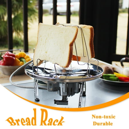 1pc Stainless Steel Folding Foldable Toast Bread Baking Rack For 1pc Stainless Steel Folding Foldable Toast Bread Baking Rack For Picnic Outdoor Camping