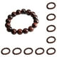 thumbnail image 3 of Sonducket de ojo de tigre hecha a mano - Cuentas de piedra natural para un cómodo única Cuentas de oración Fácil de usar Red Tiger Eye12MM Ojo de tigre rojo12MM 10Conjunto, 3 of 6