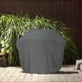 thumbnail image 6 of COVERS&ALL BBQ Grill Cover with Elastic, 160 GSM Duro Pro Breathable Non-Woven Fabric, Waterproof UV Resistant, Ideal for Indoors and Outdoors (70" W x 26" D x 48" H, Gray), 6 of 9