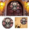 thumbnail image 3 of Skeleton Logo Decoration Halloween Decoration Home Door Window Party Decoration Festive Atmosphere, 3 of 8