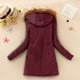 thumbnail image 5 of Ichuanyi liquidación para mujer chaqueta de capucha larga calientes capas de invierno delgadas ICHUANYI WER2023081603950, 5 of 7