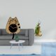 thumbnail image 2 of Reloj de pared decorativo con forma de gato, reloj de pared moderno de madera para colgar en la pared, estatua de , figura de escritorio, dis, 2 of 8