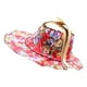 thumbnail image 1 of Sombrero para el sol 2 en 1 plegable con abanico de mano para mujer Sombrero de playa con estampado floral para viajar a la playa, 1 of 8