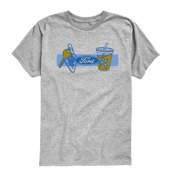 Ford - Girly Ford Logo - Youth Boys Short Sleeve Graphic T-Shirt