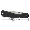 thumbnail image 4 of Case Cutlery 00253 Lightweight Mini Blackhorn Pocket Knife with Stainless Steel Blade, Black Synthetic, 4 of 5