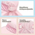 thumbnail image 3 of Sombrero de sol CHAO rosa para niña y niño gorro de cuello protección infantil sombrero de cubo transpirable sombrero de playa sombrero de verano, 3 of 5