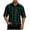 Green, variant on Lmueinov Mens Short Sleeve Button Down Shirts Plaid Business Casual 3/4 Length Sleeve Tops for Men Pocket Lightweight Summer Fall Daily Going Out Tops