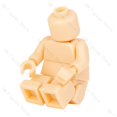 thumbnail image 2 of Movable Head Waist Hand Bending Leg Combination Action Figures Building Blocks Compatible MOC Accessories Weapon Toy For Kids Transparent, 2 of 6