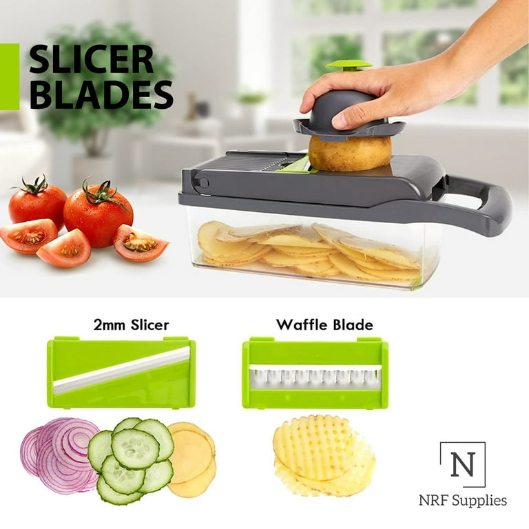 Ultra-sharp Stainless Steel Cooked Food Slicer - Easily Lift