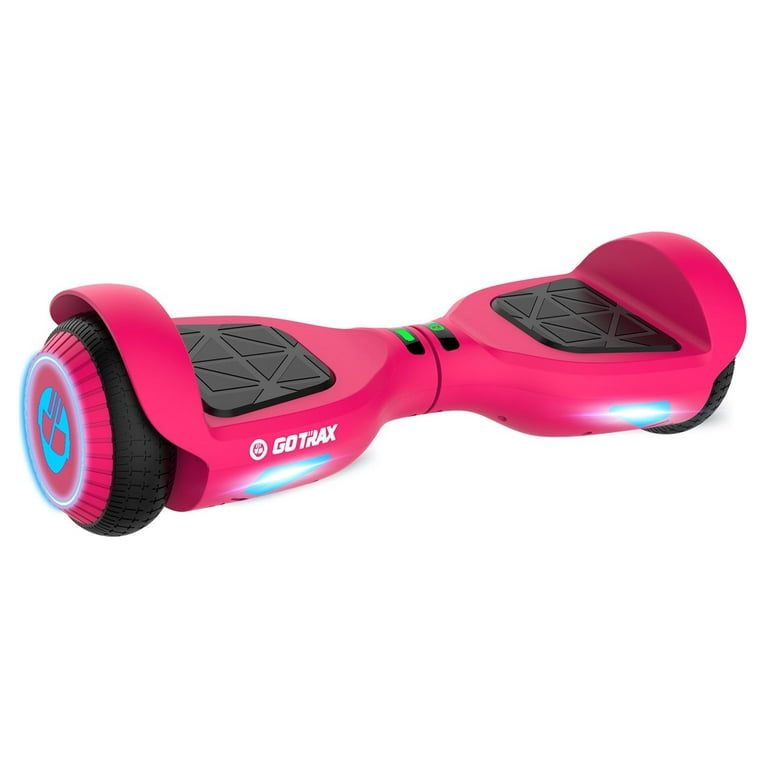 GOTRAX Electric Hoverboard for Kids Adults 6.5 Tires 6.2mph Speed 2.5 Miles Range Weight Limit 176lbs Pink Walmart