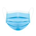 thumbnail image 2 of Mascarilla protectora desechable de 3 capas para niños*azul, 2 of 5