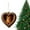 K, variant on Luysn Heart-Shaped Animal Christmas Ornament for Christmas Tree,2D Flat Acrylic Forest Animal Hanging Woodland Pendant for Xmas Tree Decor, Animals Lovers Gift Home Party Decor Ornaments (1Pc/3Inch)
