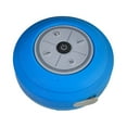 thumbnail image 1 of Xingzhi LED Bluetooth Speaker Bathroom Shower Waterproof Portable Wireless Speaker Round Shape Rechargeable Blue, 1 of 7