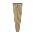 thumbnail image 5 of Pantalones deportivos casuales de color liso para hombre, de nueve pulgadas de ancho, cómodos y sueltos, de seda helada, para correr, fitness, transpirables, para secado rápido., 5 of 5