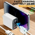 thumbnail image 5 of 65W GaN Charger with Digital Display - 3-in-1 USB C Fast Charging Block for Laptop/Phone, 5 of 8
