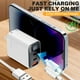 thumbnail image 5 of Cargador rápido GaN de 65 W, bloque de cargador de pared USB C de 3 puertos con soporte PD QC, adaptador de corriente compacto para portátil, iPhone, Samsung, teléfono y tableta., 5 of 8