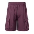 thumbnail image 4 of Men's Casual Cargo Shorts Lightweight Summer Bottoms Versatile Loose Fit Apparel Ideal for Outdoor Activities and Everyday Wear Mens Shorts Black Big and Tall 5xl Size, 4 of 6