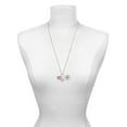 thumbnail image 3 of Delight Jewelry Silvertone Dance - Oval Seal - Light Pink Heart Nurse Strong Zoe Necklace, 3 of 4
