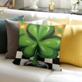 thumbnail image 3 of SHANXI St.Patrick's Day Pillow Covers Decorations Holiday Spring Decorative Pillow Case Decor for Sofa Couch 18x18in, 3 of 5