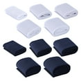 thumbnail image 4 of Wosthever 1 vendaje de compresión de alta elasticidad de 40 ~ 180cm, cinta de kinesiología deportiva para tobillo, muñeca, rodilla, pantorrilla, Gimnasios en casa azul 70cm Wosthever OD000837-07, 4 of 6