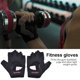 thumbnail image 2 of BOODUN 1 par de guantes deportivos de medio dedo para mujer, para levantamiento de pesas, Yoga, Fitness (S/M), 2 of 8