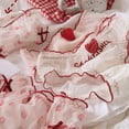 thumbnail image 4 of Lightweight Sweet Strawberry Patterned Sheer Mesh Briefs for Women Japanese Styles Ruffled Underwear Panties Hipsters, 4 of 9