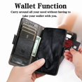 thumbnail image 2 of Decase for Google Pixel 6a,Google Pixel 6a Wallet Case Premium Stripe PU Leather Magnetic Clasp Card Slots Holder Business Style Anti-Scratch Lightweight Slim Phone Cover - darkblue, 2 of 7