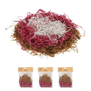 Easter Grass Basket Filler Grass 3 Color - (Green,Cream,Khaki) - 3 Pack | Harfington