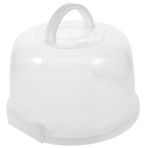 DEMACRIO Tall Cake Container Foldable Handle 1Pcs 11X11X6.88in