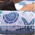 thumbnail image 5 of Pathfinder Inflatable 57" 1-Person Unisex Clam Shell Float with Seashore Design and Cupholder, 5 of 5