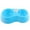 Blue, variant on jiaroswwei Cat Dog Drinking Fountain Pet Double Bowl Dual-purpose Pluggable Water Bottle