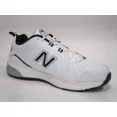 thumbnail image 3 of New Balance Men's 608 V5 Casual Comfort Cross Trainer Sneaker Shoes, White/Navy, 3 of 5