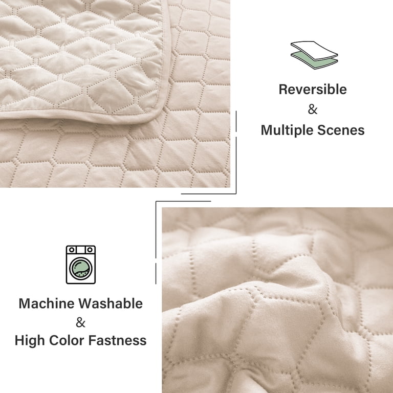 Exclusivo Mezcla, King Size Quilt Set, Beige, 100% Polyester - Walmart.com